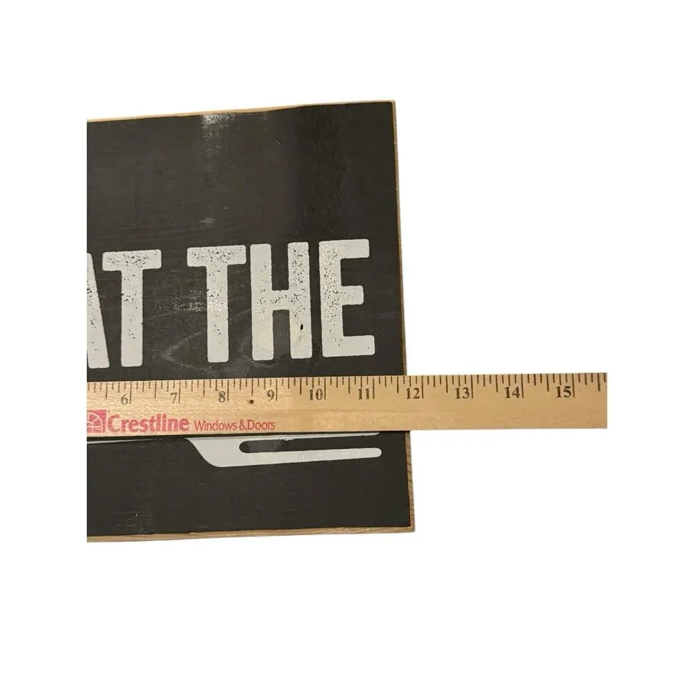What The Fork Wood Sign Kitchen Funny Humor Rustic Farmhouse Lone Star Art